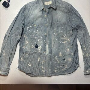 Ralph Lauren Denim & Supply Denim Distressed shirt